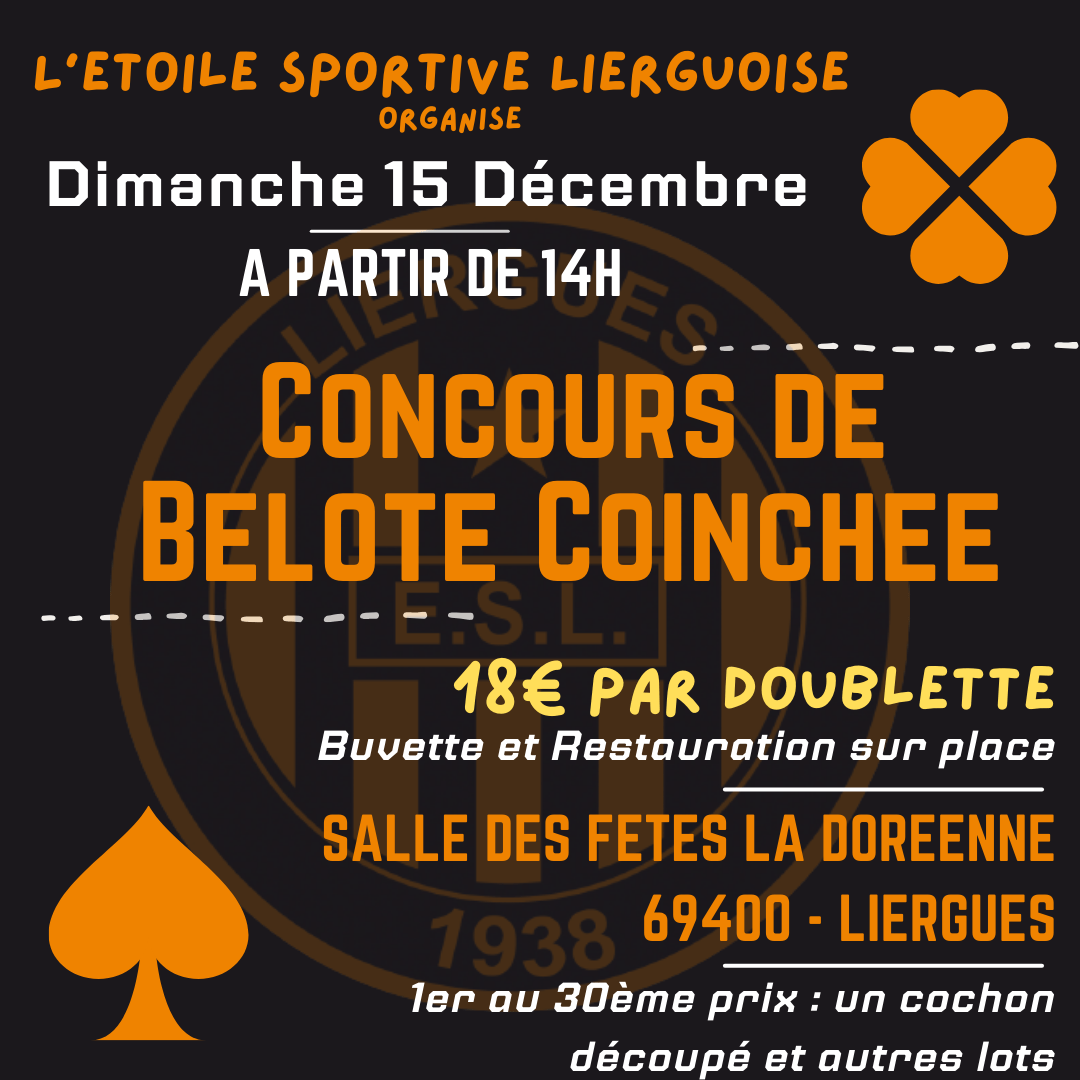 Concours de Belote coinchée